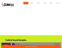 Tablet Screenshot of cubicle-studio.com